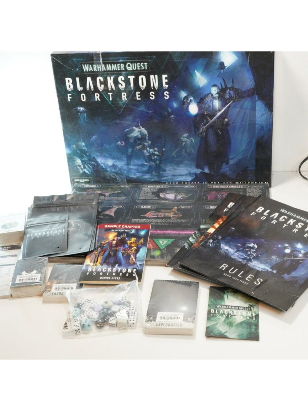 Warhammer Quest Blackstone Fortress Board Game - Incomplete Missing Miniatures